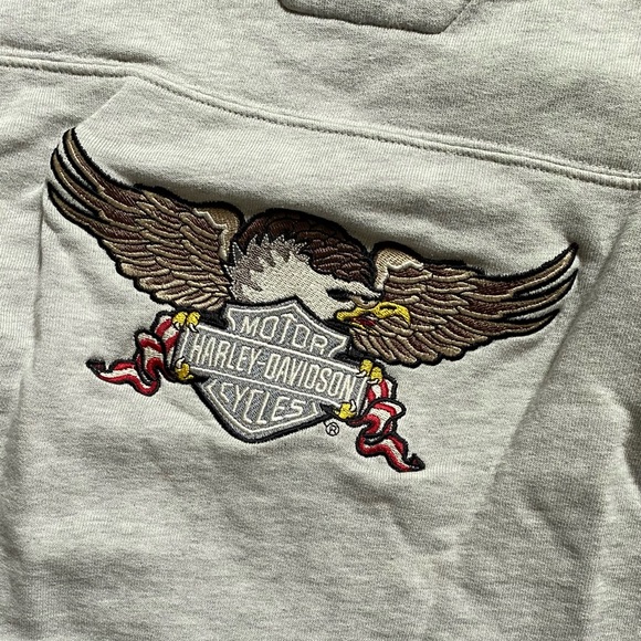Cropped Harley Davidson sweatshirt - Picture 1 of 3